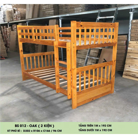 012 Honey : Giường 2 Tầng Leo Thang - 1m / 1m